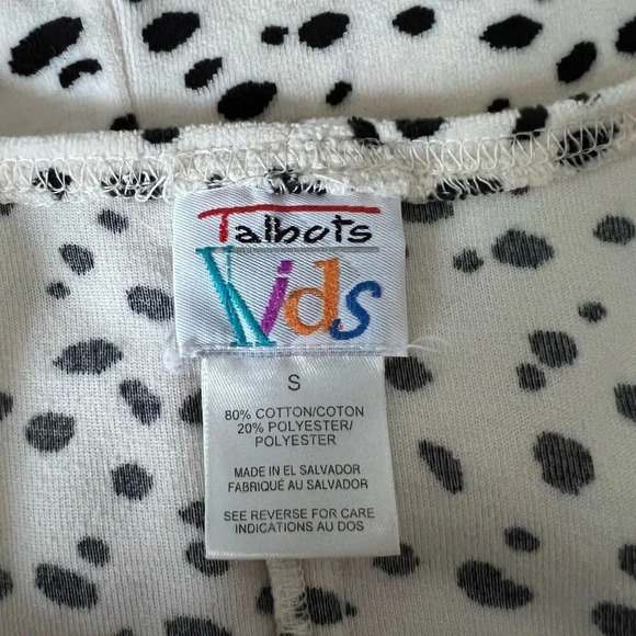Vintage Talbots Kids Dalmatian  Print Dress | Size S - Picture 3 of 5